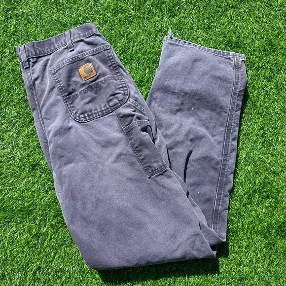 パンツ Vintage carhartt pants Vintage 90s Carhartt Carpenter Pants Womans Sz 16 Tan Work